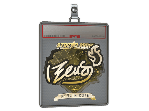 Sticker Slab | Zeus (Gold) | Berlin 2019