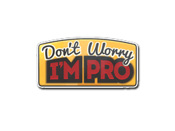 Sticker | Don't Worry, I'm Pro