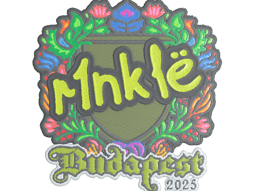 Sticker | r1nkle (Embroidered) | Budapest 2025
