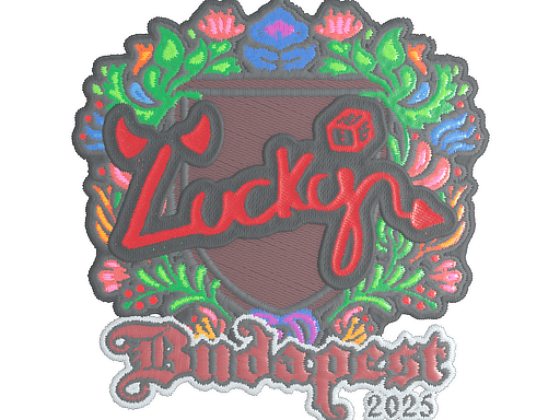 Sticker | Lucky (Embroidered) | Budapest 2025