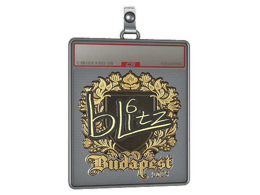 Sticker Slab | bLitz (Gold) | Budapest 2025