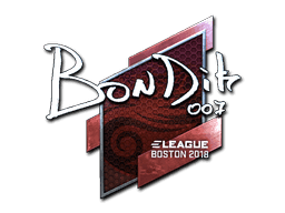 Sticker | bondik (Foil) | Boston 2018