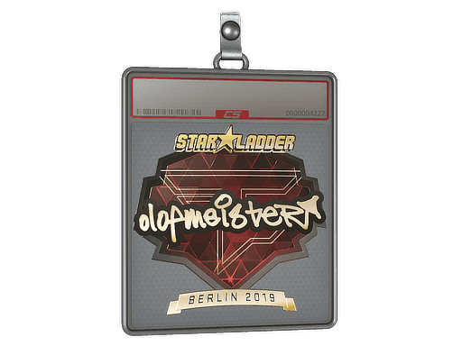 Sticker Slab | olofmeister (Gold) | Berlin 2019