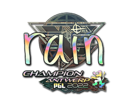 Sticker | rain (Holo, Champion) | Antwerp 2022