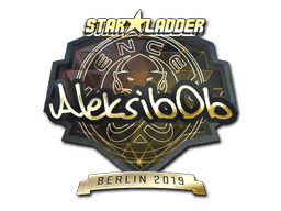 Sticker | Aleksib (Gold) | Berlin 2019