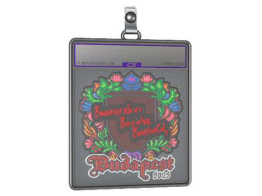 Sticker Slab | Bart4k (Embroidered) | Budapest 2025