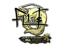 Sticker | FL1T (Gold) | Antwerp 2022