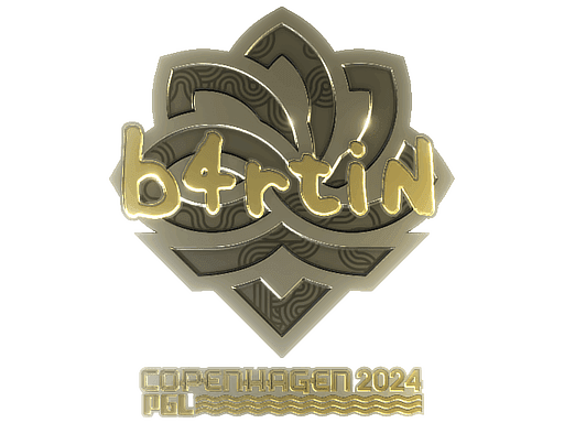 Sticker | b4rtiN (Gold) | Copenhagen 2024