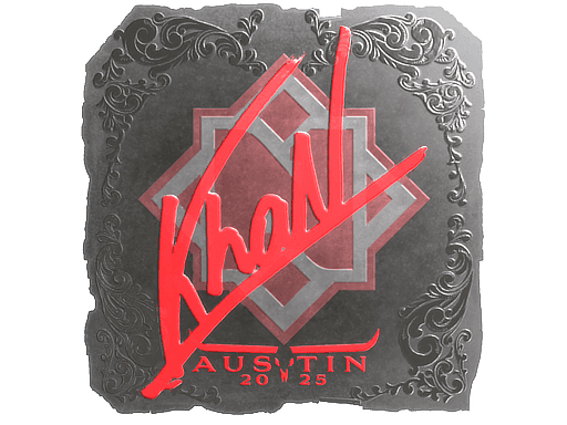 Sticker | khaN (Foil) | Austin 2025