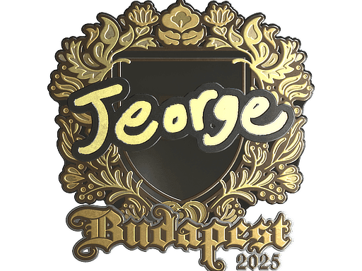 Sticker | jeorge (Gold) | Budapest 2025