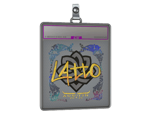 Sticker Slab | latto (Holo) | Austin 2025