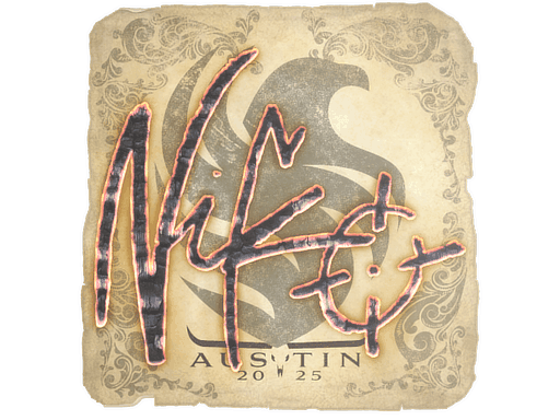 Sticker | NiKo | Austin 2025