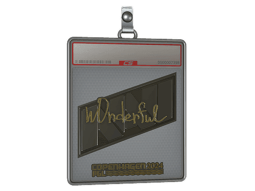 Sticker Slab | w0nderful (Gold) | Copenhagen 2024