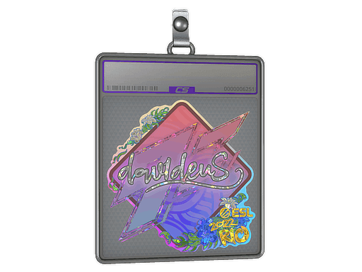 Sticker Slab | dav1deuS (Glitter) | Rio 2022