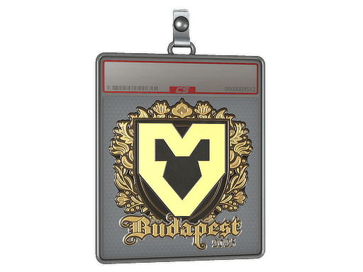 Sticker Slab | MOUZ (Gold) | Budapest 2025