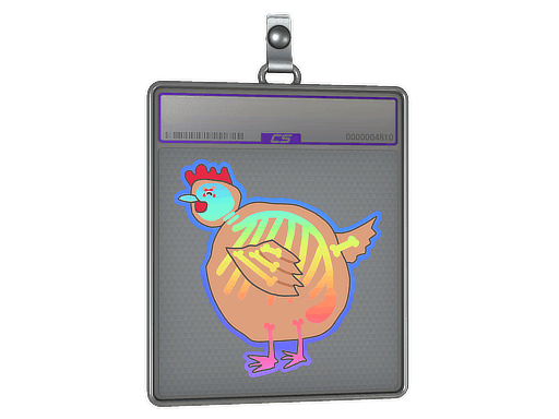 Sticker Slab | Poorly Drawn Chicken (Holo)