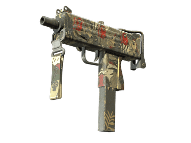 MAC-10 | Monkeyflage - Battle-Scarred