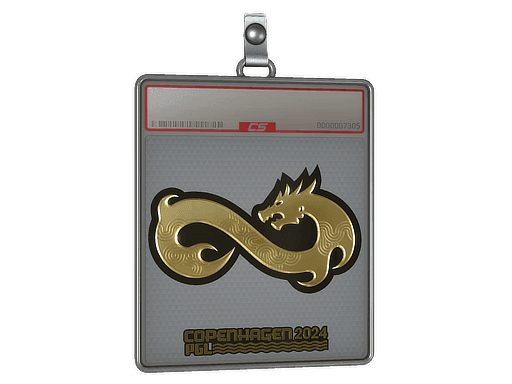 Sticker Slab | Eternal Fire (Gold) | Copenhagen 2024