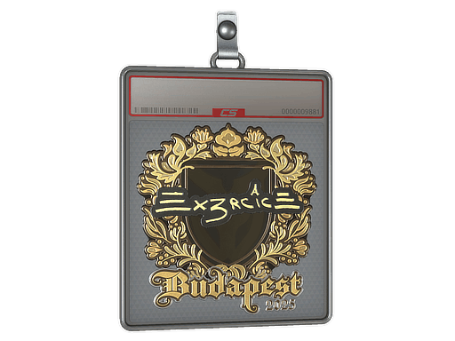 Sticker Slab | Ex3rcice (Gold) | Budapest 2025