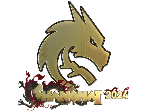 Sticker | Team Spirit (Gold) | Shanghai 2024