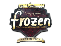Sticker | frozen (Gold) | Berlin 2019