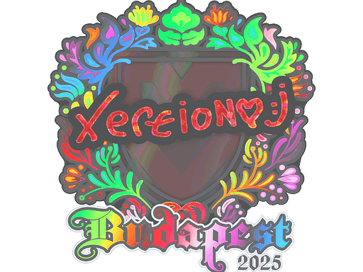 Sticker | xertioN (Holo) | Budapest 2025