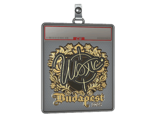 Sticker Slab | woxic (Gold) | Budapest 2025