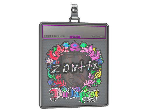 Sticker Slab | zont1x (Holo) | Budapest 2025