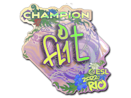Sticker | FL1T (Holo, Champion) | Rio 2022