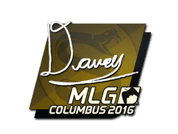 Sticker | DAVEY | MLG Columbus 2016