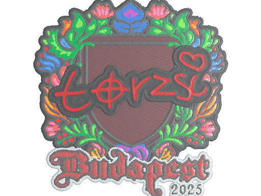 Sticker | torzsi (Embroidered) | Budapest 2025
