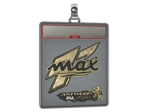 Sticker Slab | max (Gold) | Antwerp 2022