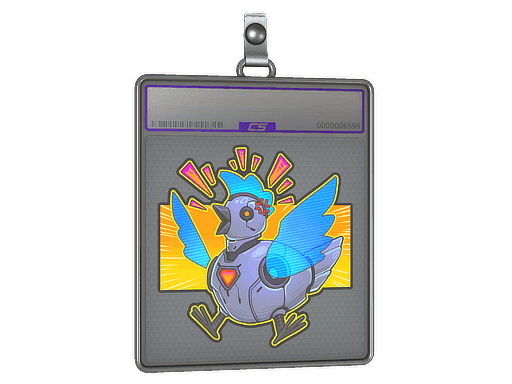 Sticker Slab | Cyber Chicken (Holo)