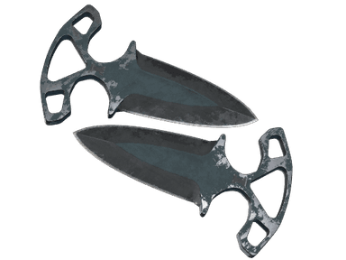 ★ Shadow Daggers | Night - Battle-Scarred