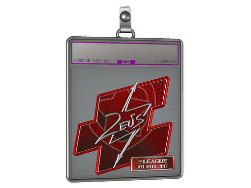 Sticker Slab | Zeus (Foil) | Atlanta 2017