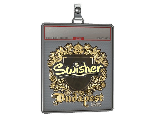 Sticker Slab | Swisher (Gold) | Budapest 2025