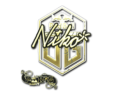 Sticker | niko (Gold)  | Paris 2023