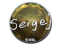 Sticker | sergej (Foil) | Katowice 2019