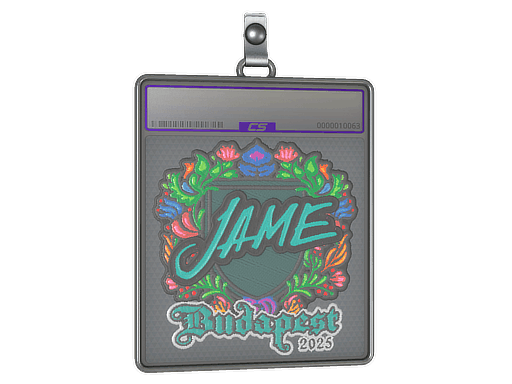 Sticker Slab | Jame (Embroidered) | Budapest 2025