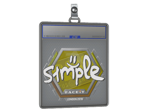 Sticker Slab | s1mple | London 2018