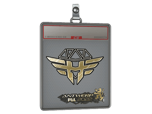 Sticker Slab | Heroic (Gold) | Antwerp 2022