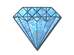 Sticker | Blue Gem (Glitter)