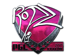 Sticker | ropz (Foil) | Krakow 2017