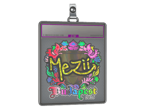 Sticker Slab | mezii (Holo) | Budapest 2025