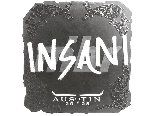 Sticker | insani (Foil) | Austin 2025
