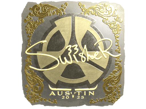 Sticker | Swisher (Gold) | Austin 2025