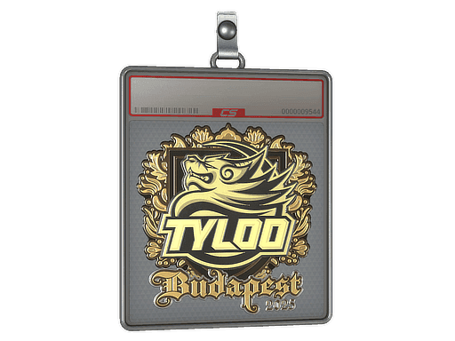 Sticker Slab | TYLOO (Gold) | Budapest 2025