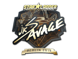 Sticker | jks (Gold) | Berlin 2019