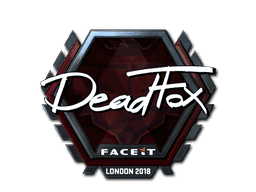 Sticker | DeadFox (Foil) | London 2018