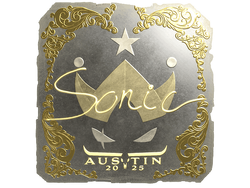 Sticker | Sonic (Gold) | Austin 2025